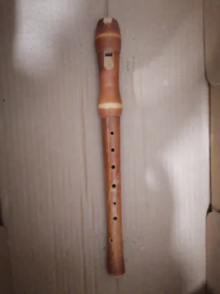 Flauta Antigua Corona Madera