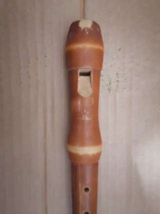 Flauta Antigua Corona Madera