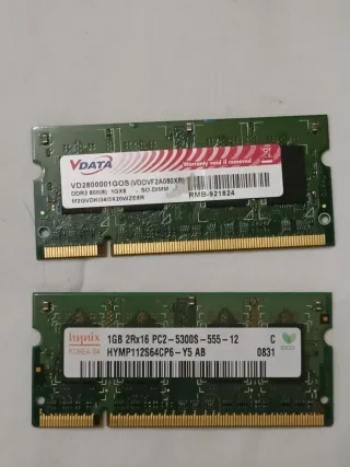 2 GB di RAM per PC portatili