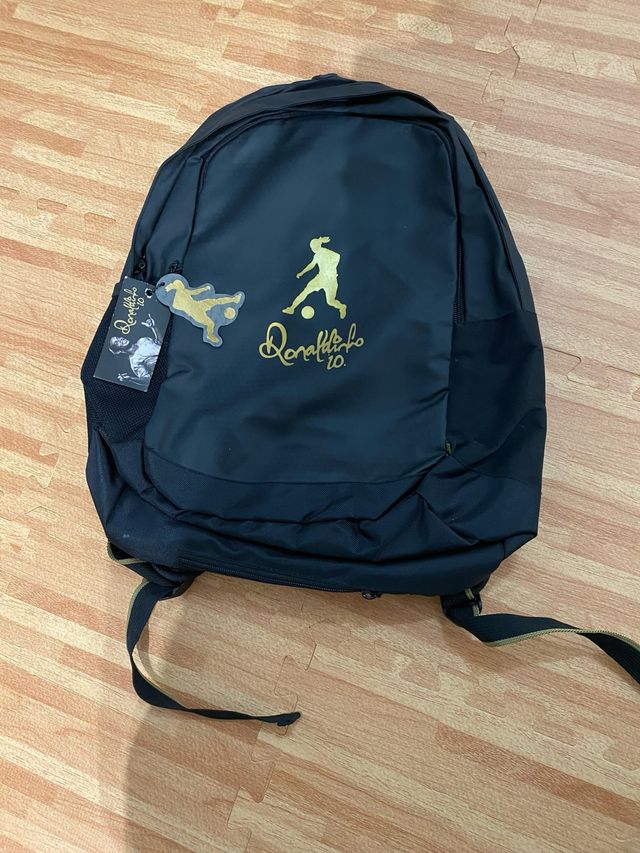 Zaino Ronaldinho 10 nero oro ufficiale