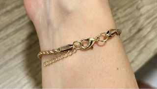 Braccialetto donna con ciondolo farfalla oro