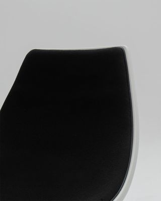 Silla Moon Chair Space Age Negra y Blanca