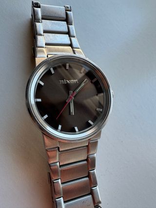 Reloj Nixon The Canon Plata y Negro