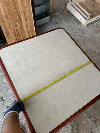 Mesa plegable caravana