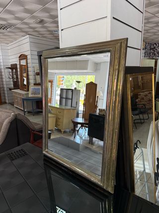 Espejo de diseño madera y cristal