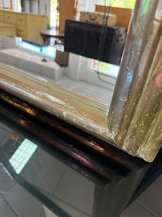 Espejo de diseño madera y cristal