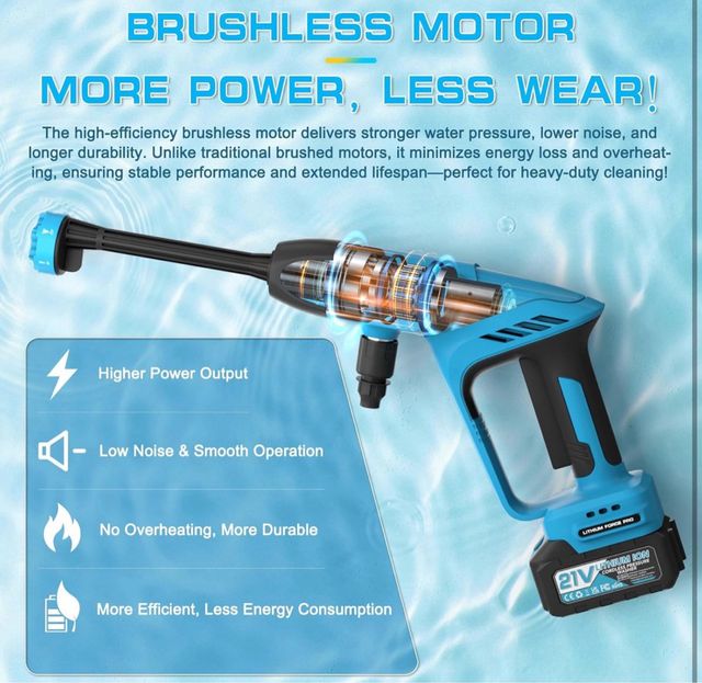 Idropulitrice a batteria JEMORA 21V