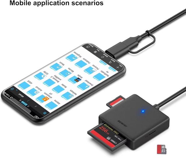 Lector Tarjetas BENFEI USB-C 4 en 1