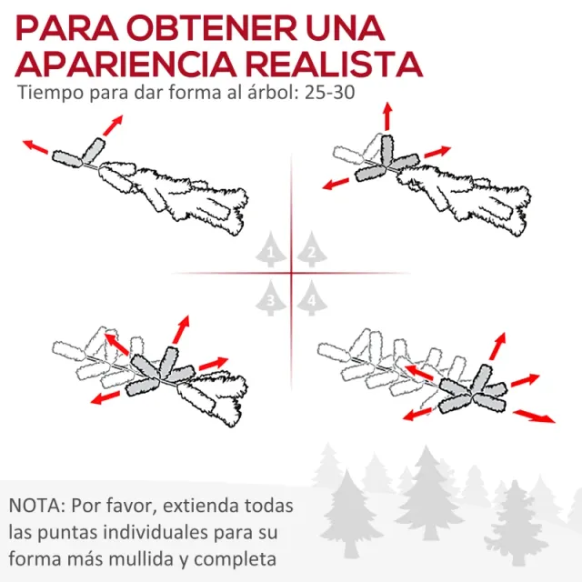 Árbol Navidad con adornos