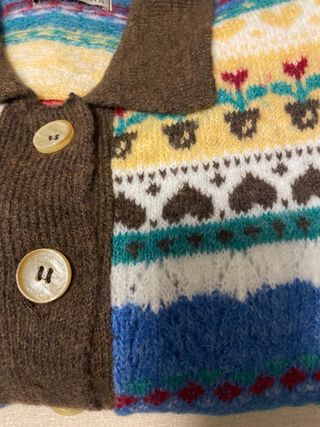 Cárdigan estampado de Stradivarius