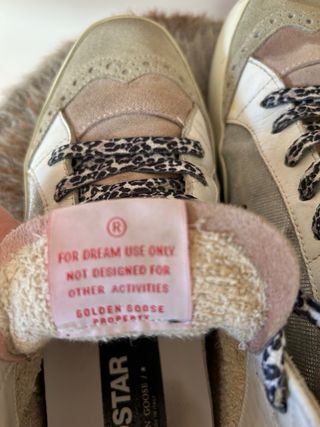 Golden Goose Sneakers Beige/Blanco Talla 38