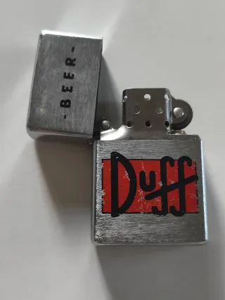Accendino Duff Beer Simpson Modello Zippo