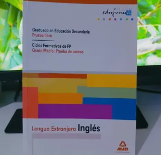 LIBRO MAD INGLÉS + MATEMÁTICAS, prueba FP y ESO