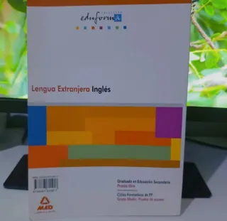 LIBRO MAD INGLÉS + MATEMÁTICAS, prueba FP y ESO