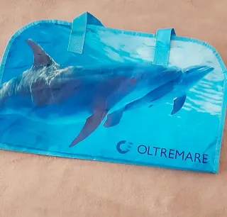 Borsa in tessuto plastificato