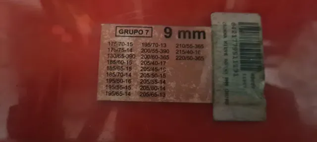 Cadenas para nieve 9mm