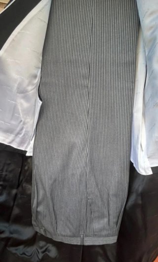 Chaqué Emidio Tucci Talla 54 Negro y gris