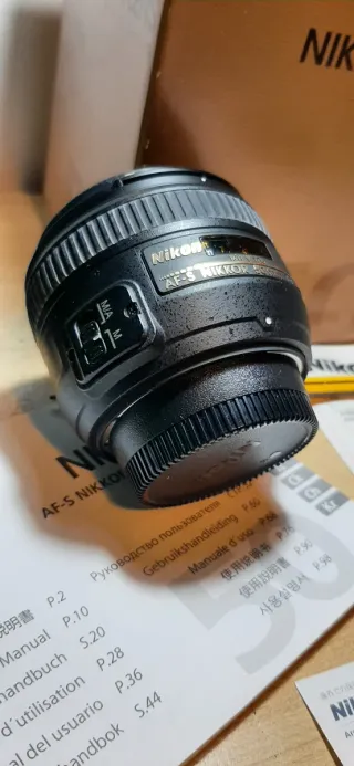 Objetivo AF-S  Nikon 50mm f/1.4G. Prácticamente si