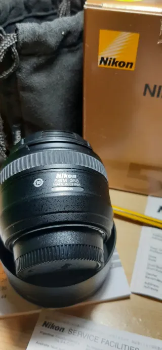 Objetivo AF-S  Nikon 50mm f/1.4G. Prácticamente si