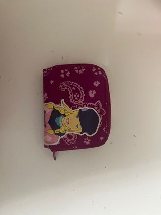 Monedero infantil con dibujo de niña
