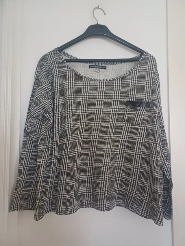 Jersey Algodón URBAN Cuadros Talla XXL