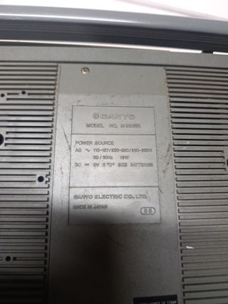 Radio Cassette Vintage Sanyo m9935k