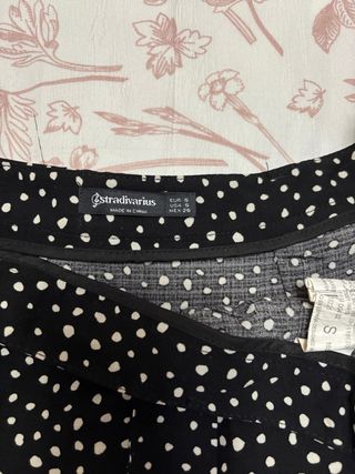Stradivarius Falda Lunares Talla S