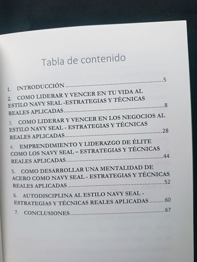 Navy Seal LIDERAR Y VENCER - Autodisciplina