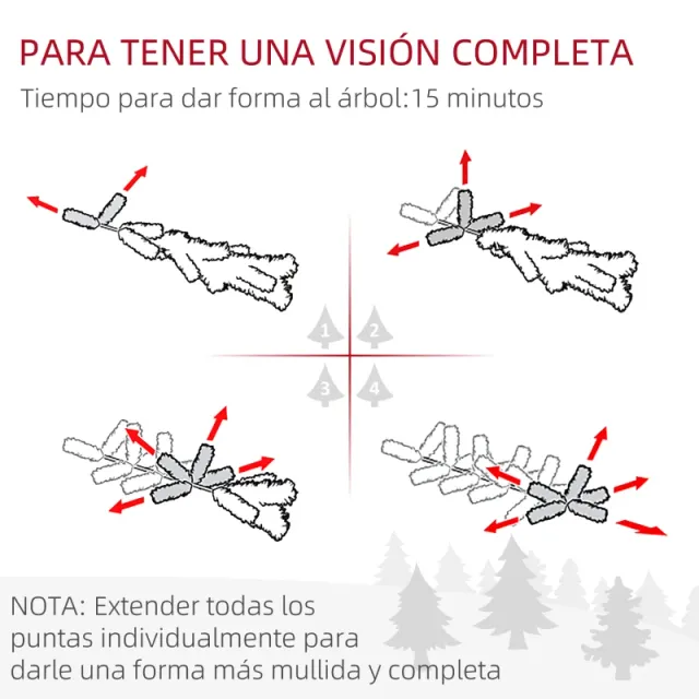 Árbol de Navidad Nevado