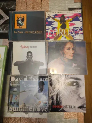 Lote CDs 80s, 90s, 2000s Dance Pop Rock