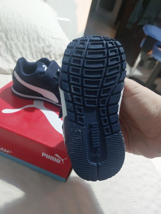 Zapatillas Puma Niños Azul Talla 20
