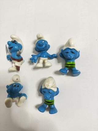 Lote figuras Los Pitufos – PVC vintage años 80/90