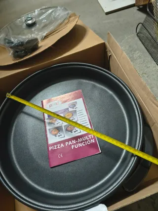 Plancha Pizzera Multiusos 1500W 40cm