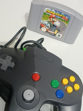 Mando y Juego Mario Kart 64 Nintendo 64.