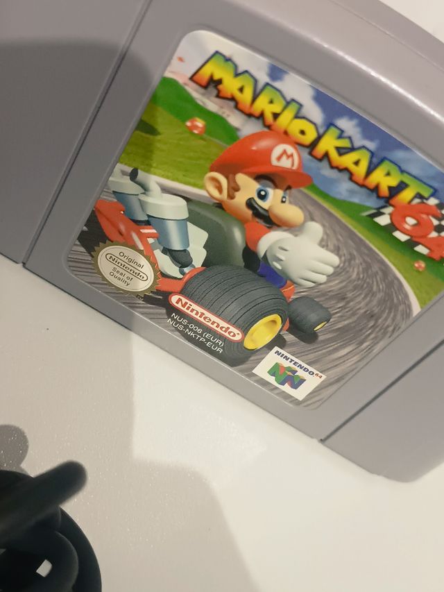 Mando y Juego Mario Kart 64 Nintendo 64.