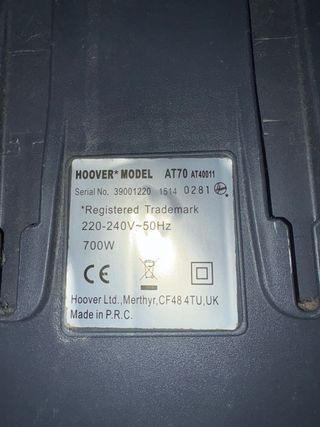 Aspirador Hoover con accesorios