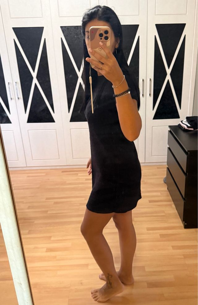 Vestido negro casual