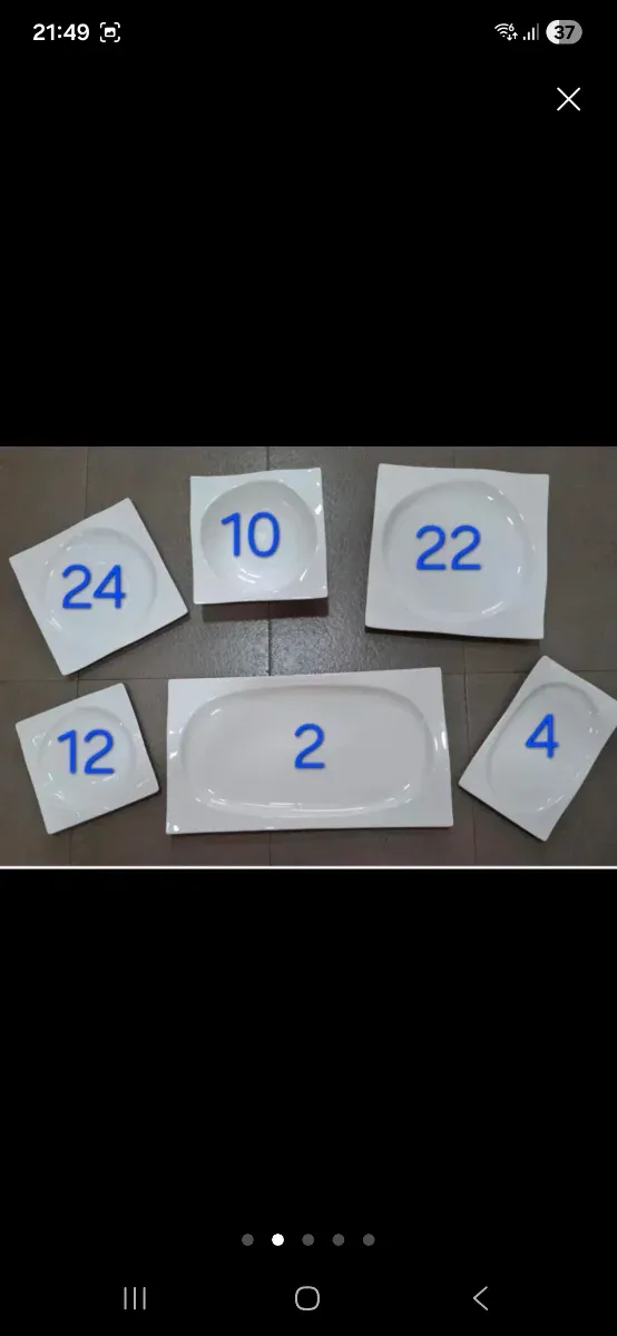 1 Stoviglie in porcellana White Black Cat