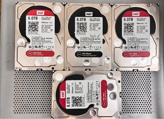 4 Discos Duros NAS WD 6TB.