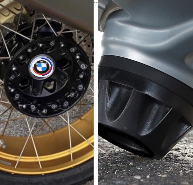 Tope cardán + tapa Aniversario buje motos BMW