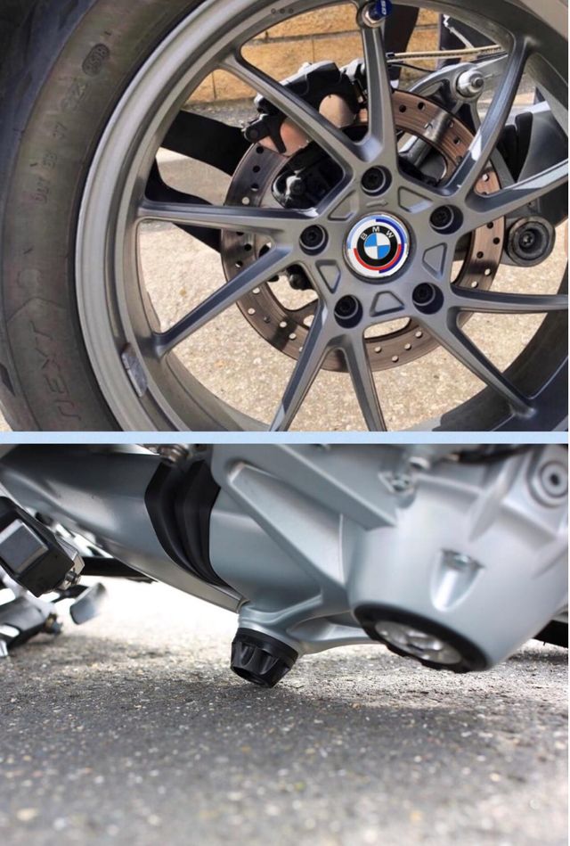 Tope cardán + tapa Aniversario buje motos BMW