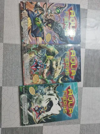 Libros Aquafieras 1, 2 y 3