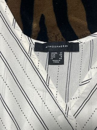 Blusa Atmosphere Cruzada Rayas