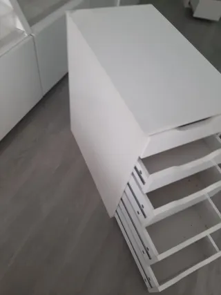 2 Cajoneras Blancas de madera