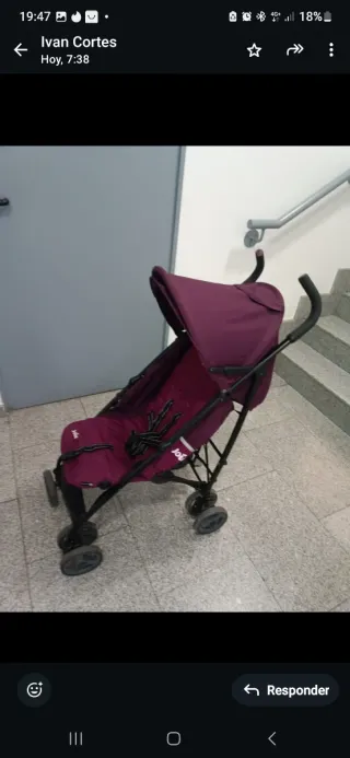 Silla de paseo Joie color morado
