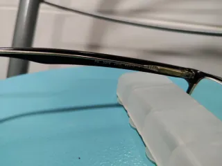 Gafas de vista Ray-Ban negras y beige