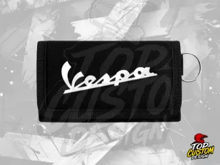 Monedero Llavero Moto Vespa Negro