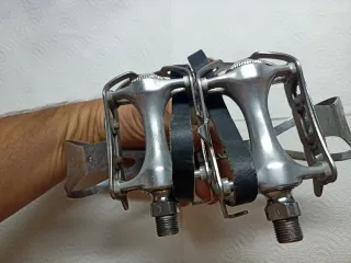 Pedales bicicleta carretera clásica Zeus LEER