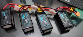 Pack 4 Baterías Lipo 4S 1100mAh Eachine