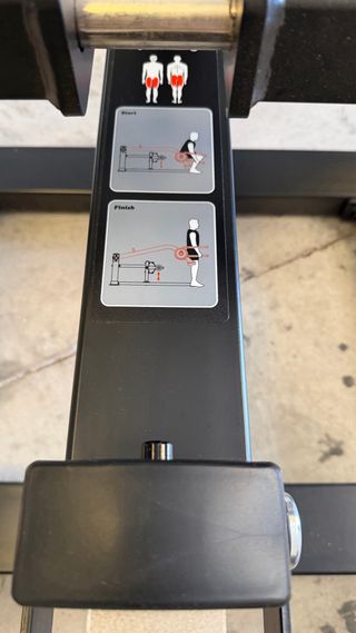 Máquina de piernas Cuádriceps Glúteos Femoral